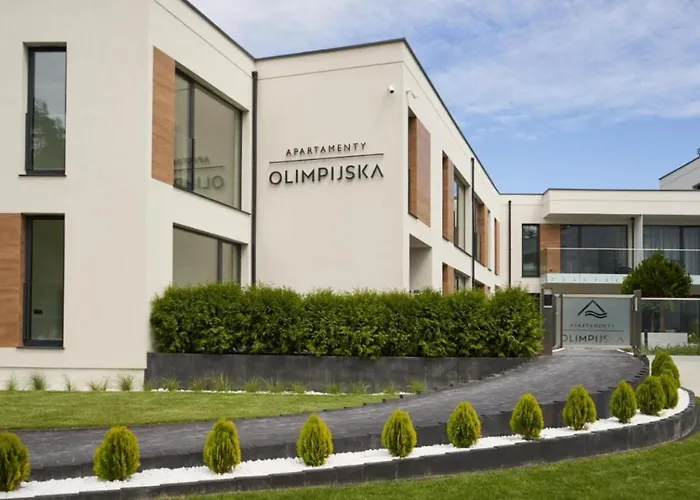아파트 Olimpijska Przy Jeziorze Ukiel 올슈틴